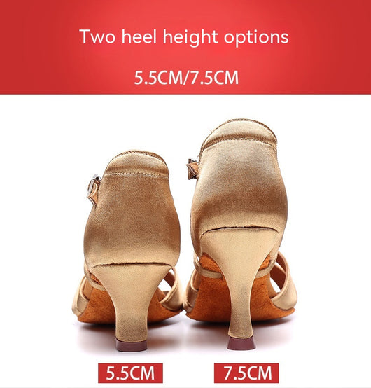 Zapatos de Tacón para Baile Latino con Suela Flexible - Image 20