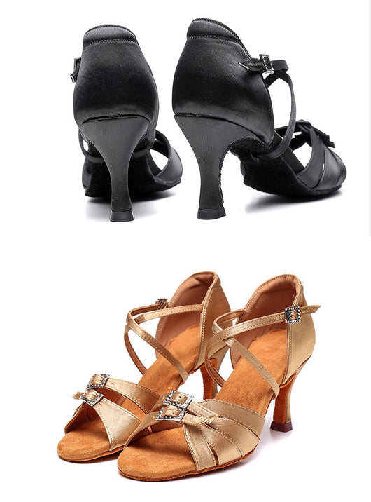 Zapatos de Tacón para Baile Latino con Suela Flexible - Image 27