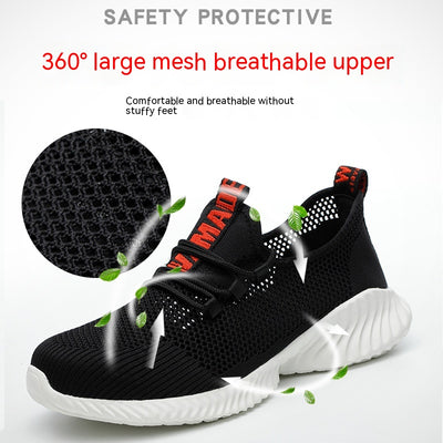 Zapatos de Seguridad Respirable con Puntera de Acero y Suela Antiperforación - Image 10