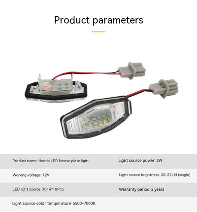 Luces LED Minimalistas para Placas Vehiculares - Image 14