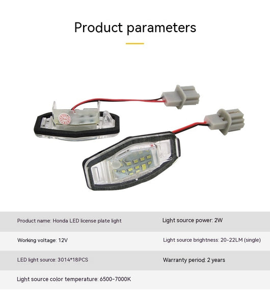 Luces LED Minimalistas para Placas Vehiculares - Image 14
