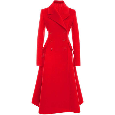 Abrigo de Lana Entallado Elegante para Mujer - Image 13