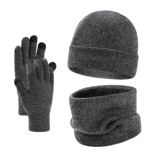 Conjunto Abrigador de Gorro, Bufanda y Guantes Tejidos Estilo Europeo - Image 8