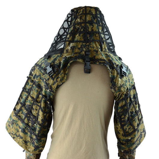 Traje Táctico Ghillie Profesional Camuflaje Militar Resistente - Image 9