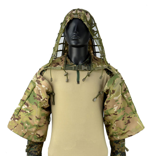 Traje Táctico Ghillie Profesional Camuflaje Militar Resistente - Image 12