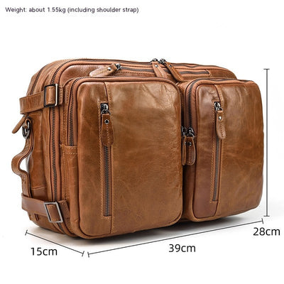 Bolsa de Cuero Importado Multifuncional para Hombre - Image 24