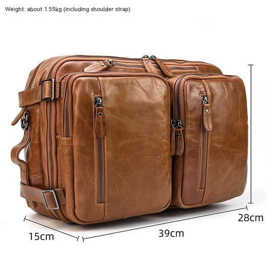 Bolsa de Cuero Importado Multifuncional para Hombre - Image 24
