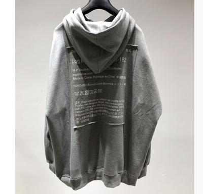 Sudadera Oversized con Capucha de Tela Compuesta - Colección Otoño - Image 12