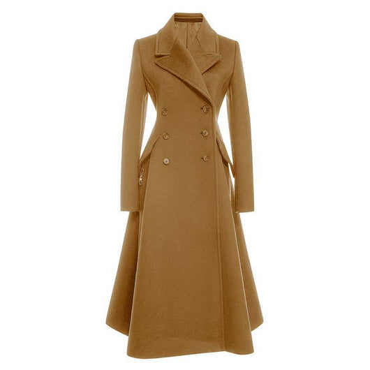 Abrigo de Lana Entallado Elegante para Mujer - Image 20