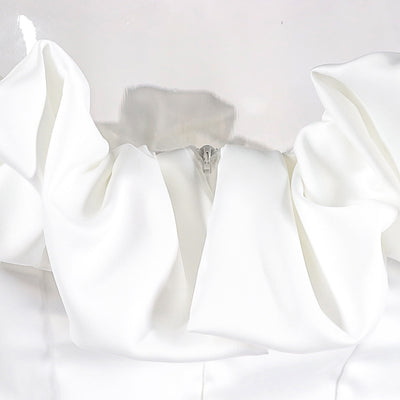 Vestido Tubo Ajustado sin Tirantes en Colores Sólidos - Image 17