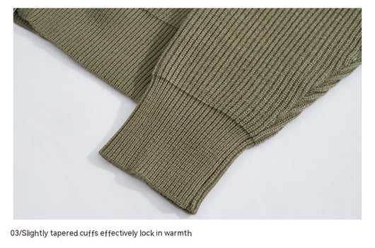 Cardigan Grueso para Hombre Anti-Pilling Corte Holgado - Image 21