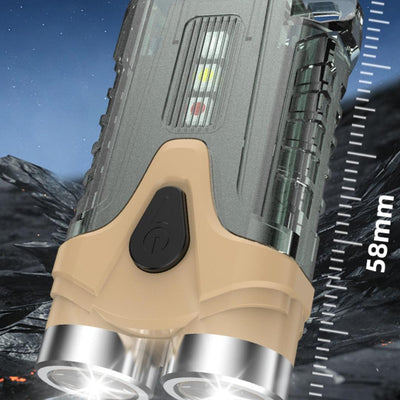 Linterna LED Recargable USB Llavero Portátil - Luz de Emergencia Multiusos - Image 11
