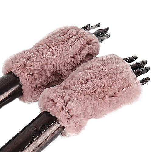 Guantes de Conejo Rex Semiabiertos Acolchados - Calidez y Estilo Real - Image 18