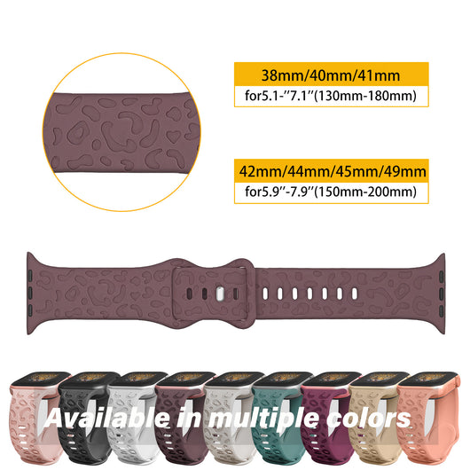 Correa de Reloj para Watch S8 Ultra con Grabado Láser Leopardo y Cierre Mariposa - Image 14