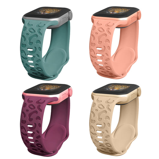Correa de Reloj para Watch S8 Ultra con Grabado Láser Leopardo y Cierre Mariposa - Image 15