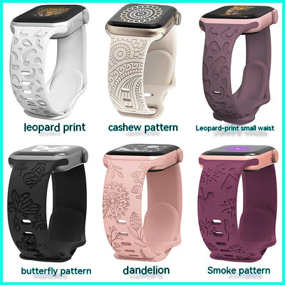 Correa de Reloj para Watch S8 Ultra con Grabado Láser Leopardo y Cierre Mariposa - Image 16