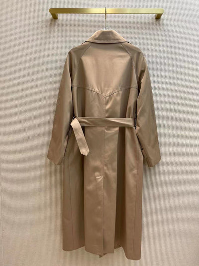 Gabardina con Diseño Ajustado a la Cintura y Forro Jacquard - Image 15
