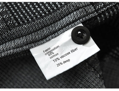 Camisa Denim Jacquard Suelta para Hombre - Manga Larga Casual - Image 33