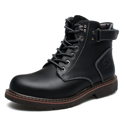 Botas Martin Forradas de Fleece para Hombre - Estilo Británico Casual - Image 9