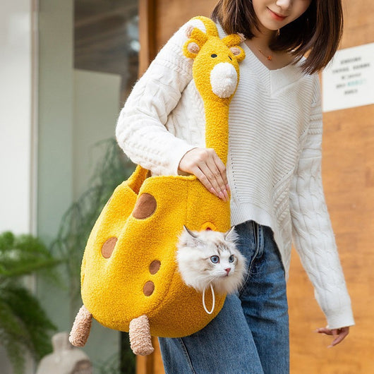 Bolsa Transportadora para Mascotas con Diseño de Gatito y Cachorro - Image 27