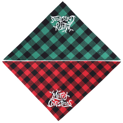 Pañuelo Triangular Navideño para Mascotas - DIY Babero Absorbente para Perros - Image 30