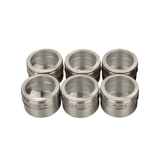 Frasco de Especias de Acero Inoxidable con Visor Transparente - Image 16