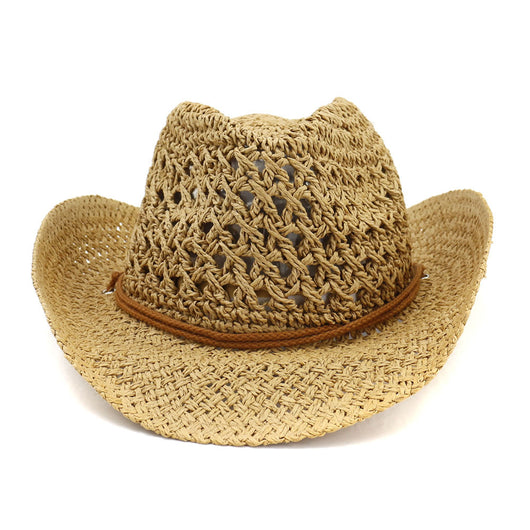 Sombrero Vaquero Tejido a Mano con Protección Solar - Image 6
