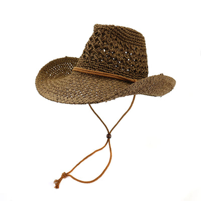 Sombrero Vaquero Tejido a Mano con Protección Solar - Image 7