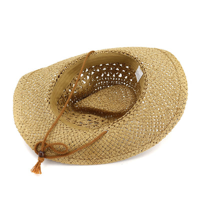 Sombrero Vaquero Tejido a Mano con Protección Solar - Image 10