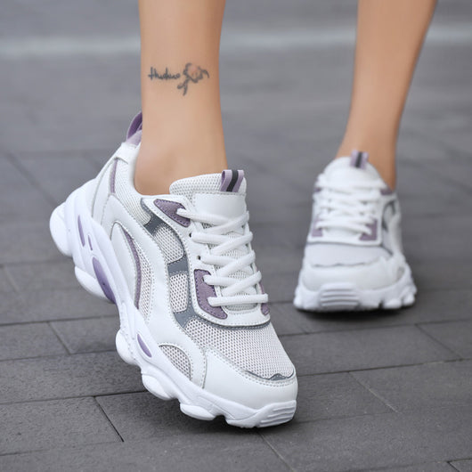 Zapatillas Deportivas Casual Mujer con Suela Gruesa y Malla Transpirable - Image 10