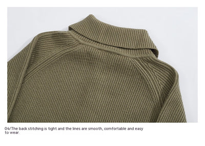 Cardigan Grueso para Hombre Anti-Pilling Corte Holgado - Image 43
