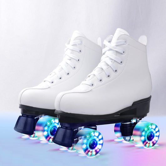 Patines de Cuatro Ruedas con Luces LED y Freno en Talón - Image 12