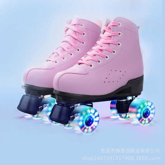 Patines de Cuatro Ruedas con Luces LED y Freno en Talón - Image 17