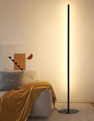Lámpara de Pie LED Moderna con Estructura de Aluminio para Sala y Dormitorio - Image 14