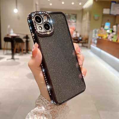 Funda Protectora Transparente con Brillo y Cristales Electrochapados - Image 11