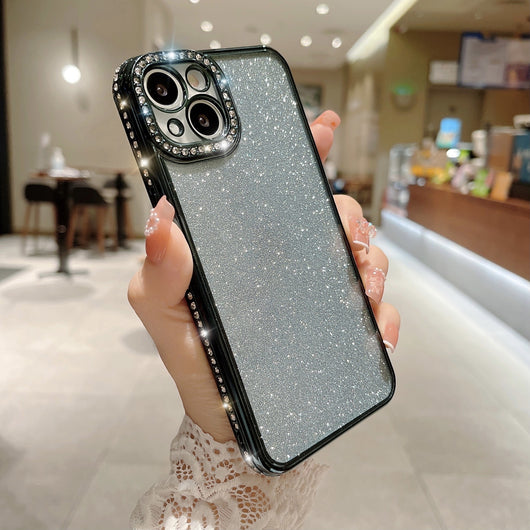 Funda Protectora Transparente con Brillo y Cristales Electrochapados - Image 14