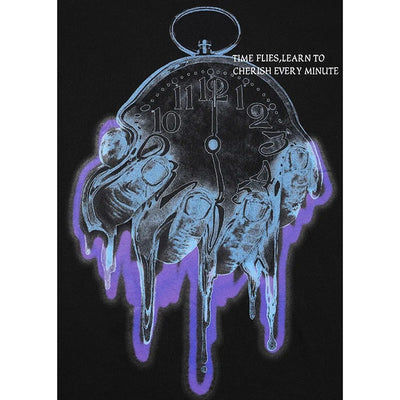 Remera Streetwear Gráfica Time Flies para Hombre - Image 11