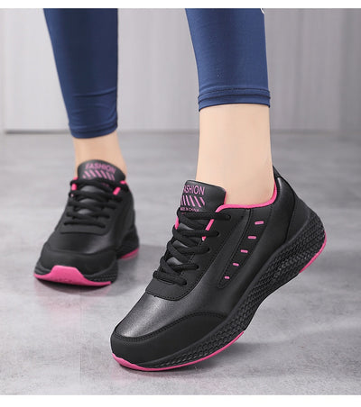 Tenis Casuales para Mujer Punta Redonda Suela Plana Cómodos - Image 10