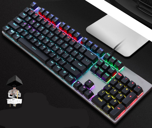 Teclado Mecánico GK410 Eje Verde - Conexión Alámbrica para PC - Image 5