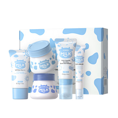 Set de 5 Productos Hidratantes con Leche para el Cuidado Facial - Image 6