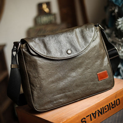Bolso Crossbody de Cuero para Hombre - Ideal para Commuting - Image 6
