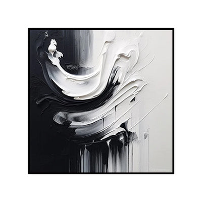 Cuadro Abstracto Minimalista en Blanco y Negro - Arte Moderno para tu Hogar - Image 6