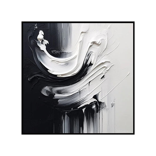 Cuadro Abstracto Minimalista en Blanco y Negro - Arte Moderno para tu Hogar - Image 6