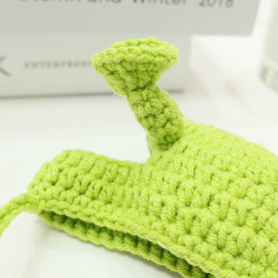 Gorro de Lana Tejido para Mascotas Estilo Británico - Primavera y Verano - Image 2