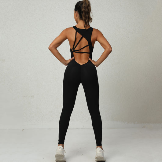Jumpsuit Deportivo Mujer Espalda en V - Ajuste Perfecto para Yoga y Running - Image 5