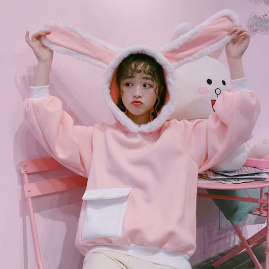 Sudadera Suelta Estilo Coreano para Mujer Otoño Invierno - Image 4