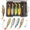Set de Señuelos Biónico con Cola T - Cebo Realista para Pesca