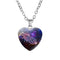 Women's Zodiac Heart Pendant Necklace Cancer