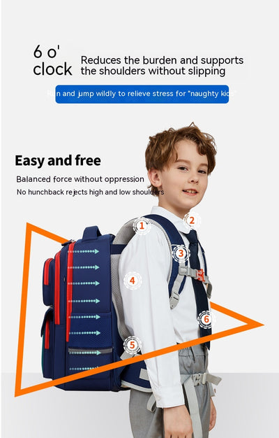 Mochila Escolar Ergonómica con Soporte Lumbar y Protección Impermeable - Image 41