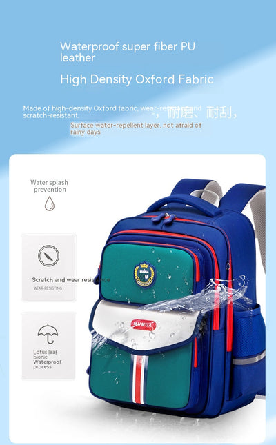 Mochila Escolar Ergonómica con Soporte Lumbar y Protección Impermeable - Image 44